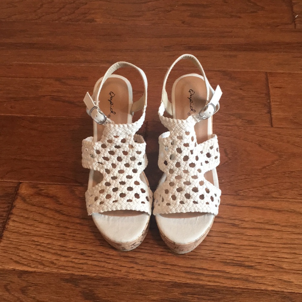 Size 6 Left Brand New Off White Wedges